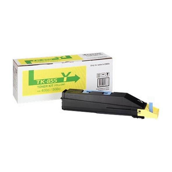 Lasertoner Kyocera TK-855Y 18000 Sidor 1T02H7AEU0 Gul 27042412