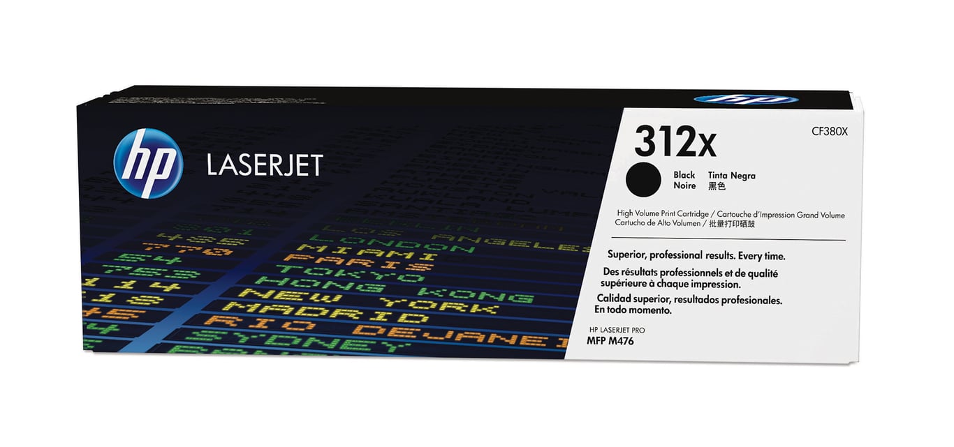 Lasertoner HP 312x CF380X Svart