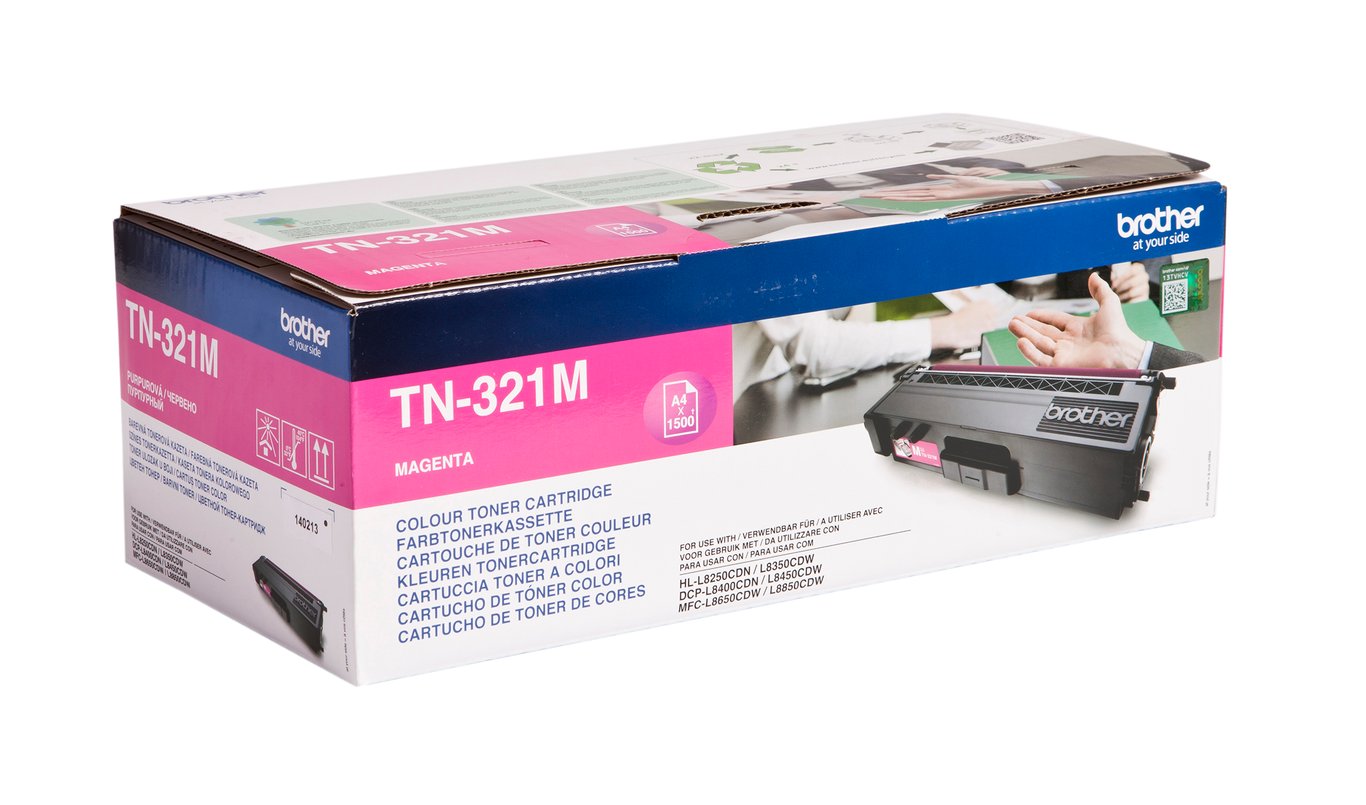 Lasertoner Brother 1500 Sidor TN321M Magenta 27042632