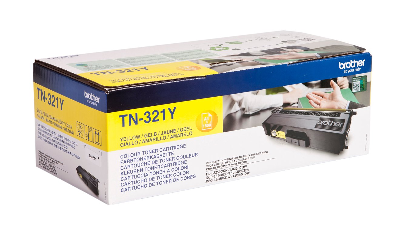 Lasertoner Brother 1500 Sidor TN321Y Gul 27042633