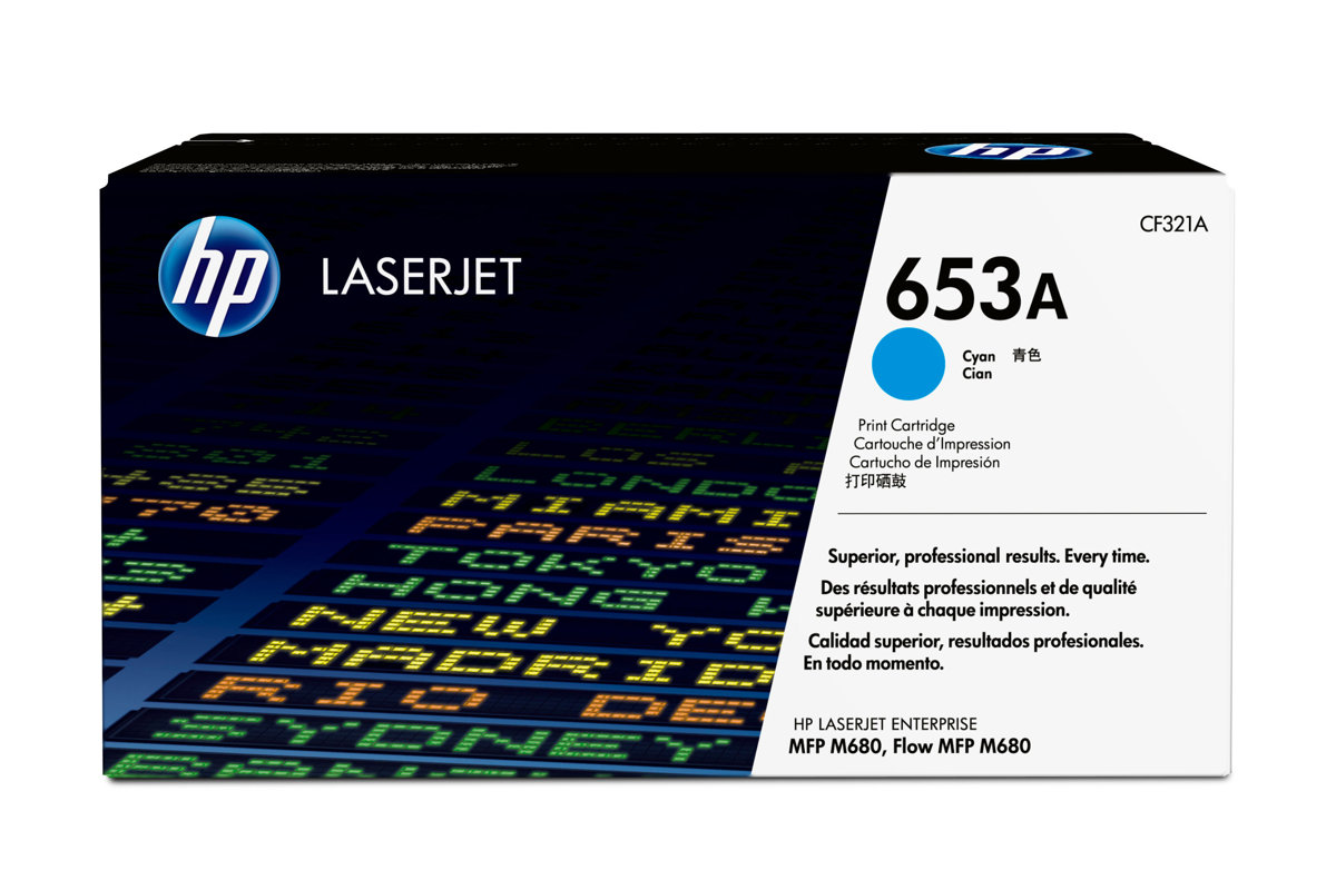 Lasertoner HP 653A CF321A Cyan