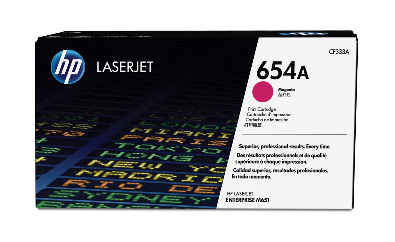 Lasertoner HP 654A CF333A Magenta