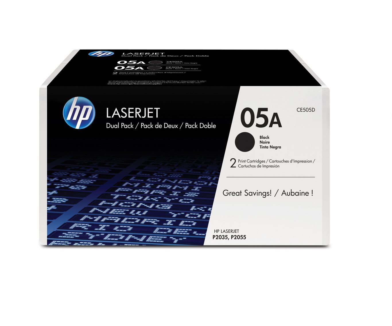 Lasertoner HP CE505D Svart 27042721_1