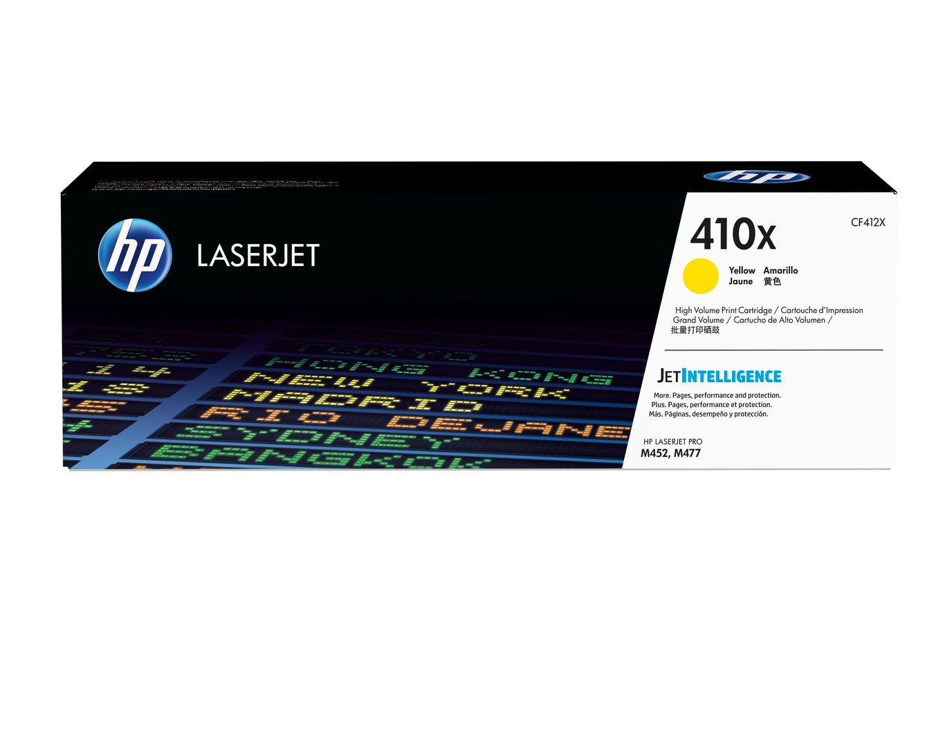 Lasertoner HP 410X 5000 Sidor CF412X Gul