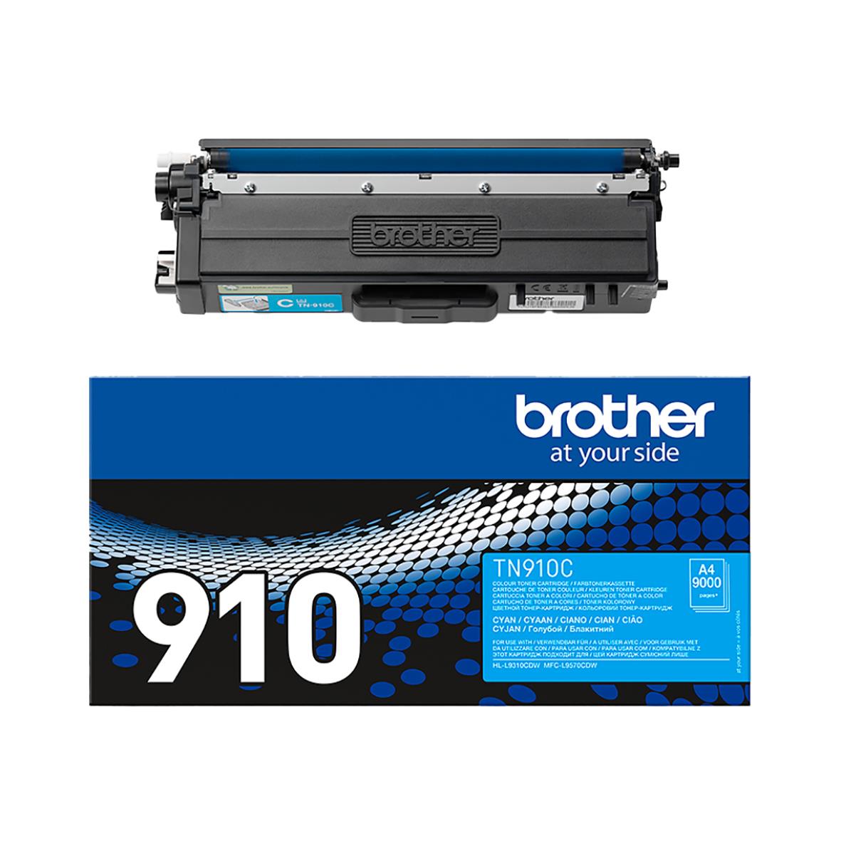 Lasertoner Brother TN910C Cyan 27043087_1