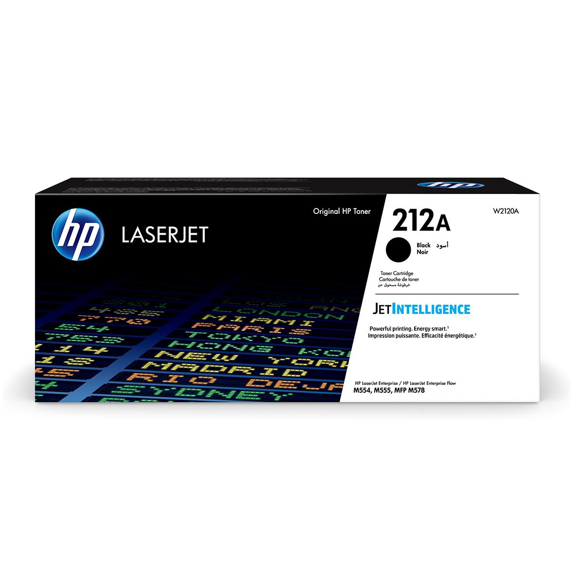 Lasertoner HP 212A 5500 Sidor W2120A Svart