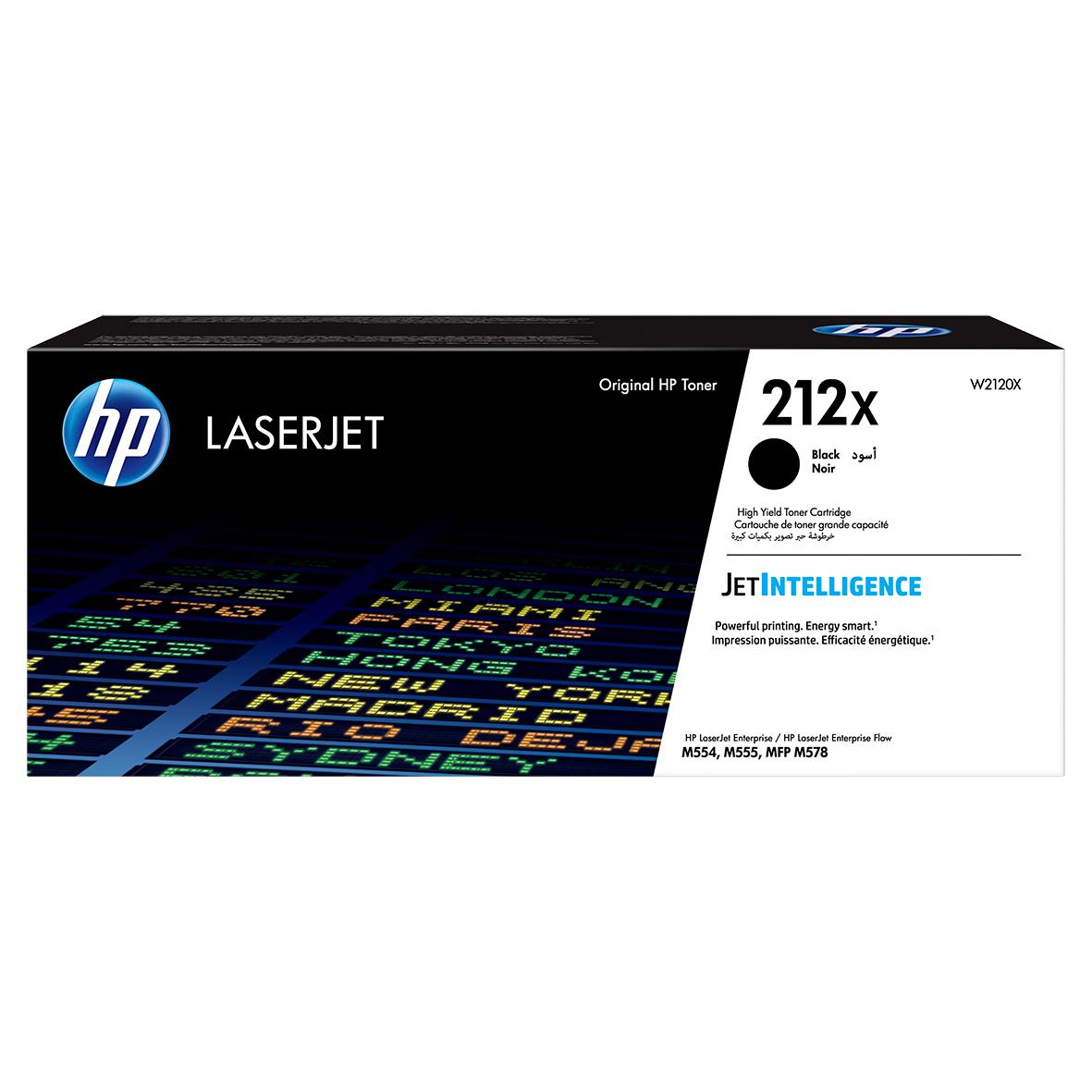 Lasertoner HP 212X 13000 Sidor W2120X Svart