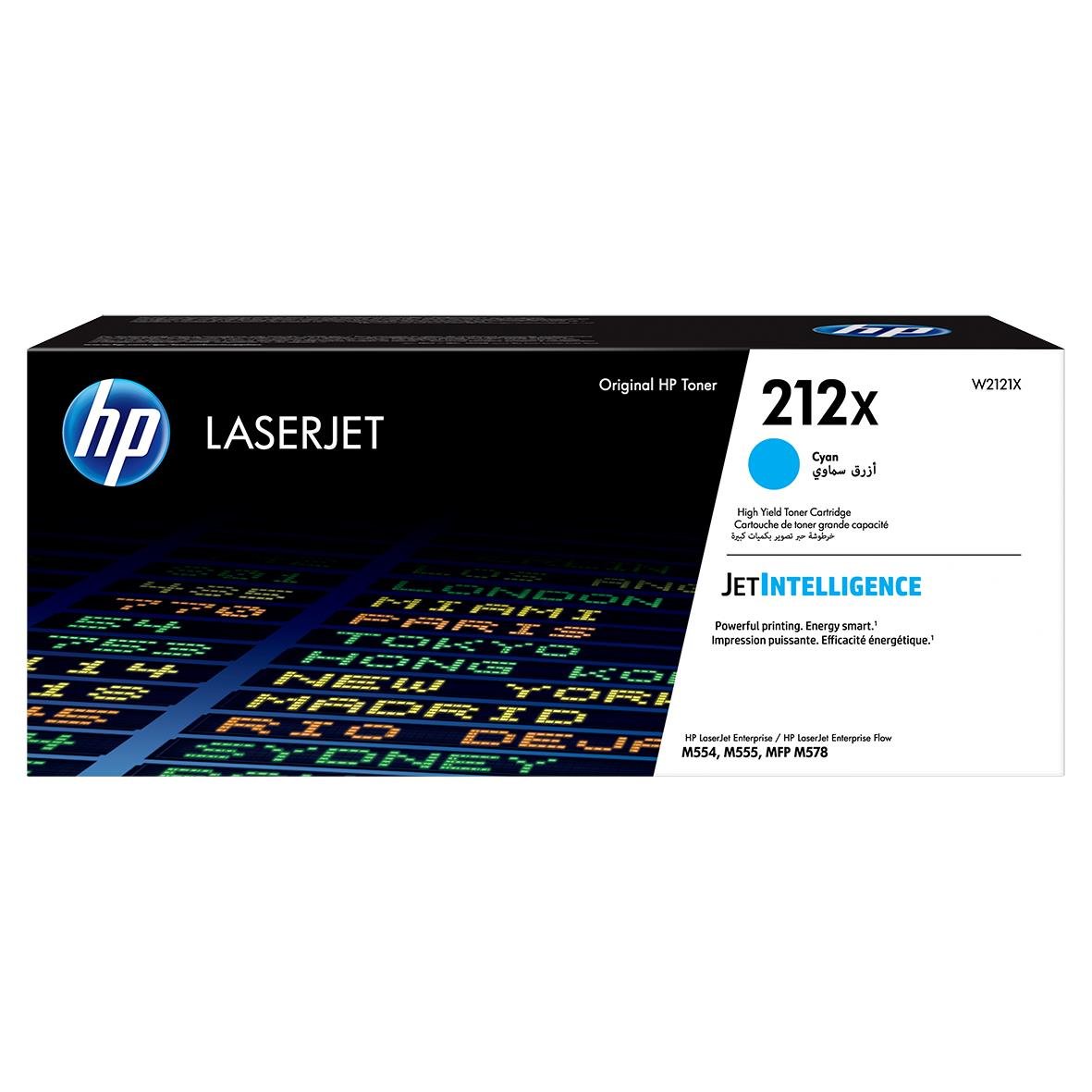 Lasertoner HP 212X 10000 Sidor W2121X Cyan 27043862_1