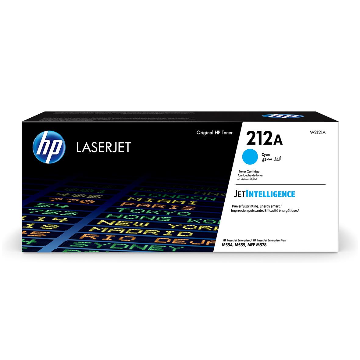 Lasertoner HP 212A 4500 Sidor W2121A Cyan