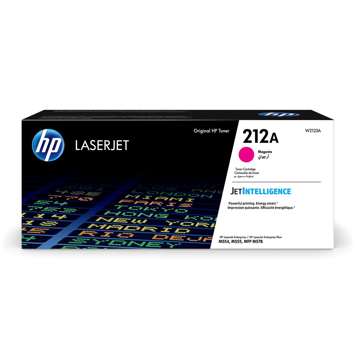 Lasertoner HP 212A 4500 Sidor W2123A Magenta