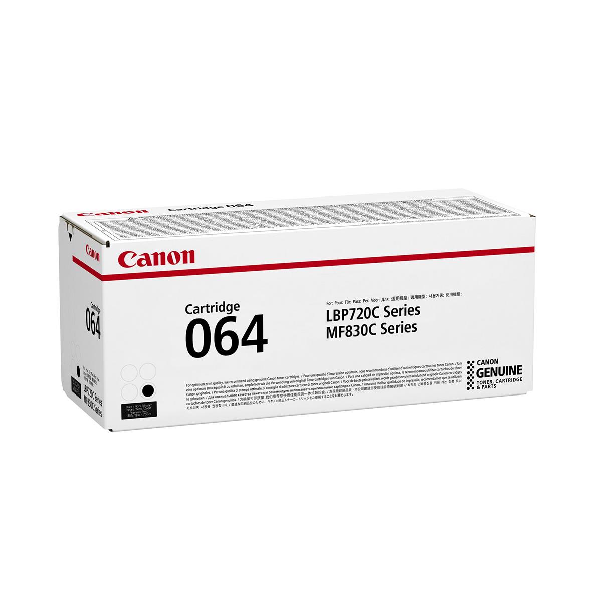 Lasertoner Canon 064 13500sid 4938C001 Svart