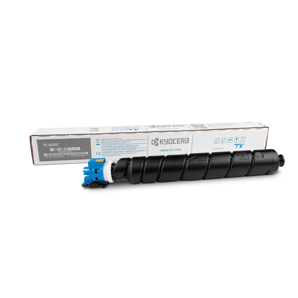 Lasertoner Kyocera TK-8555 24000 sidor 1T02XCCNL0 Cyan 27044200