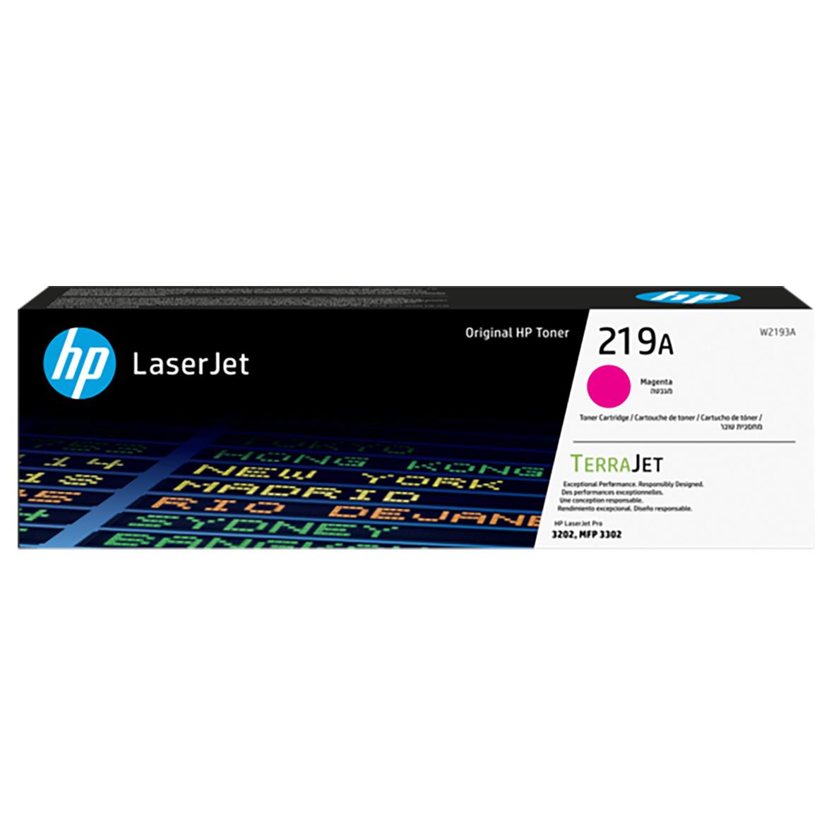 Lasertoner HP 219A 1200 sidor W2193A Magenta