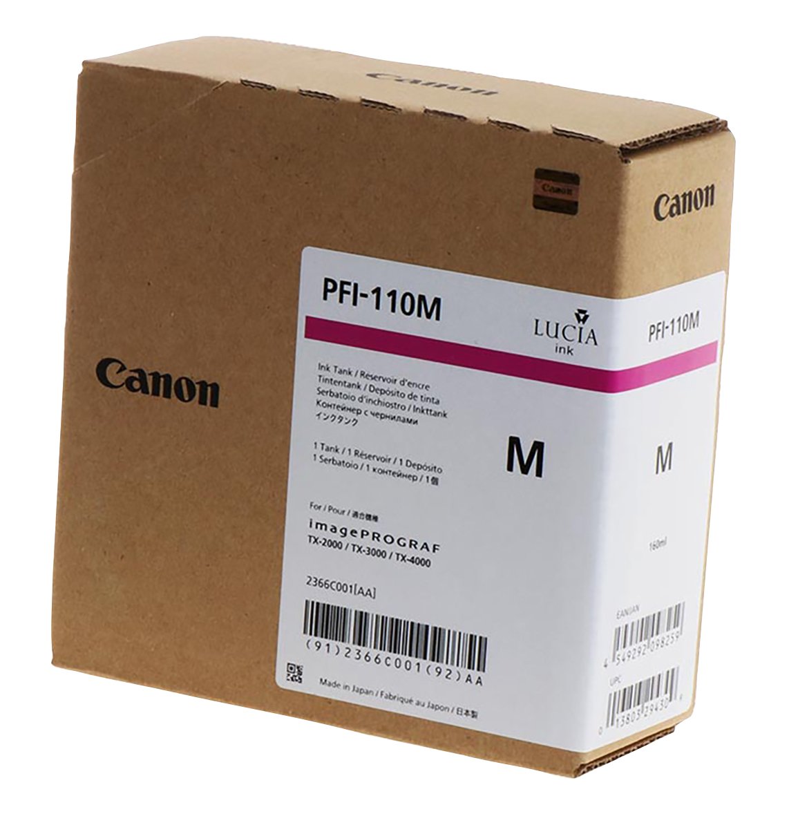 Bläckpatron Canon PFI-110M 2366C001 Magenta