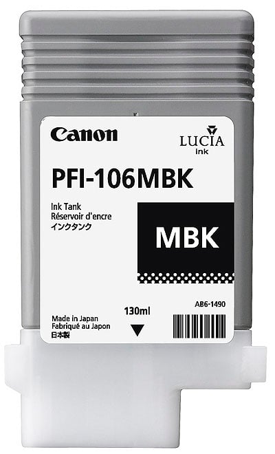 Bläckpatron Canon Pfi-106Mbk matt Svart 30340027