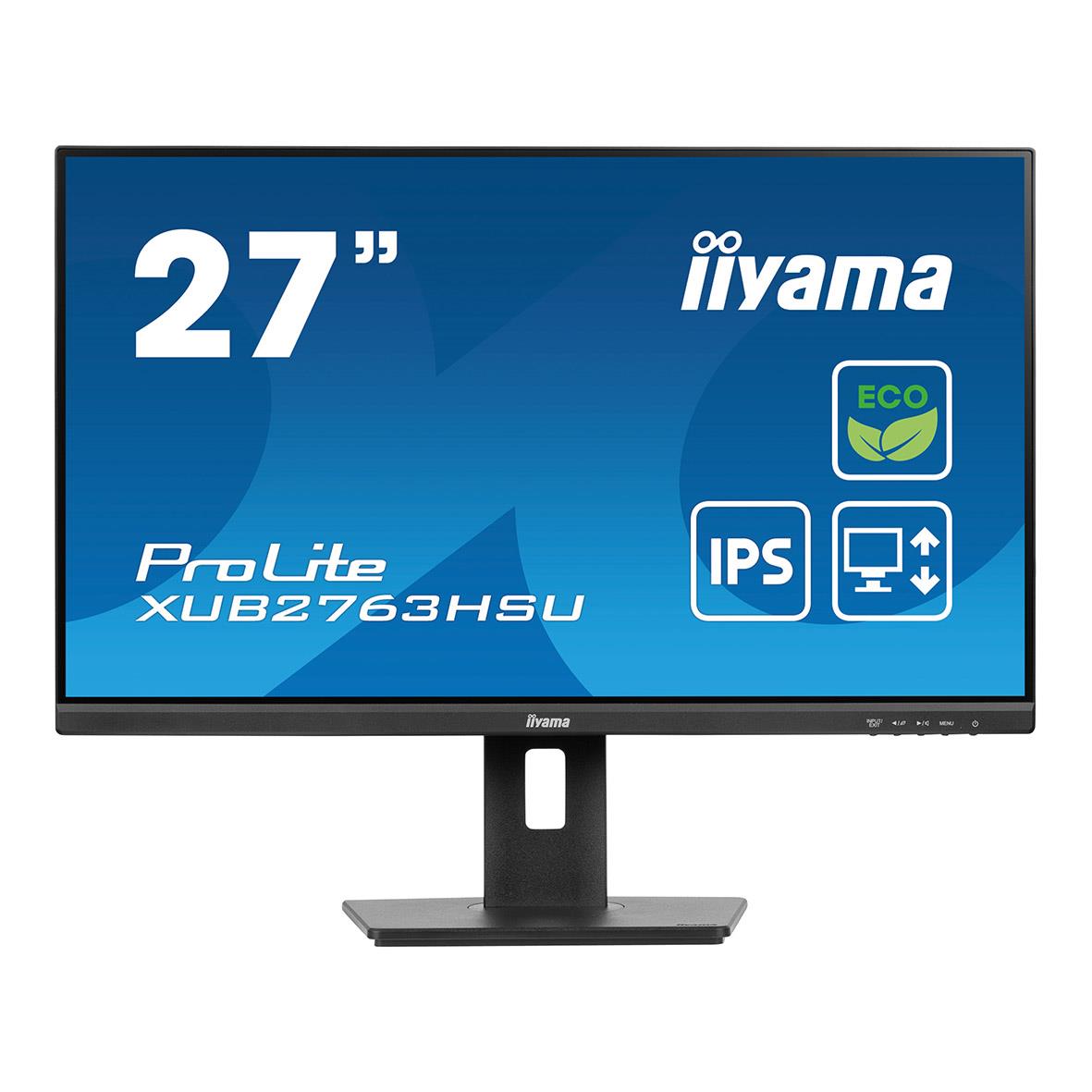 Bildskärm iiyama XUB2763HSU-B1 Full HD 27"