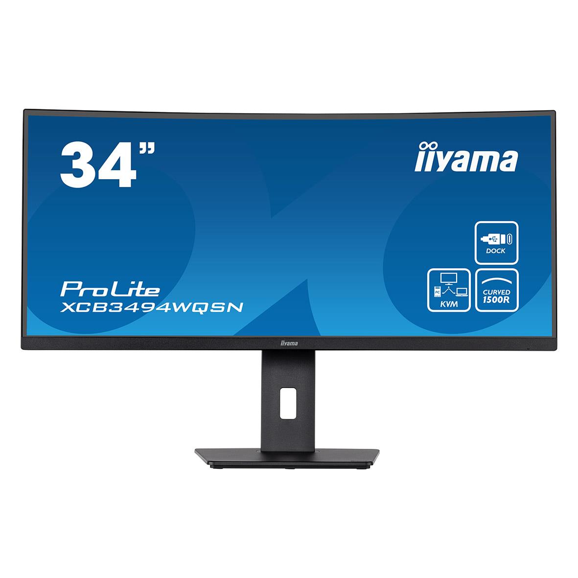 Bildskärm iiyama XCB3494WQSN-B5 LED VA Flicker free 34"