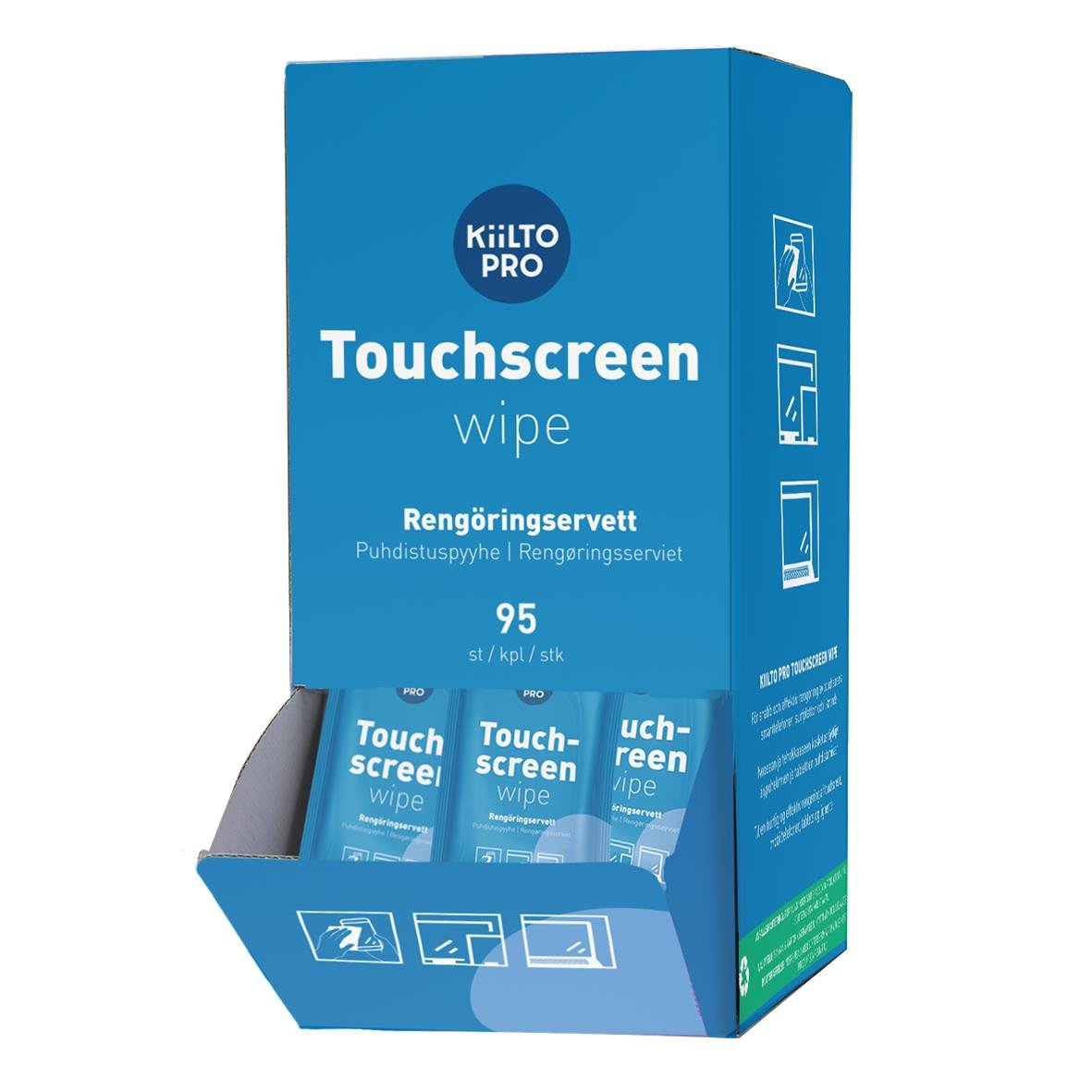 Rengöringsduk Antibac Touchscreen wipes singelpack 36060051_2