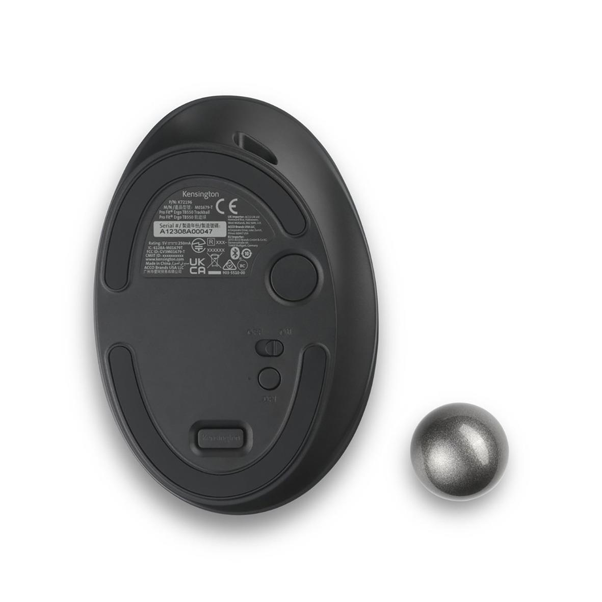 Mus Kensington ProFit Ergo TB550 Trackball Trådlös 36080535_4