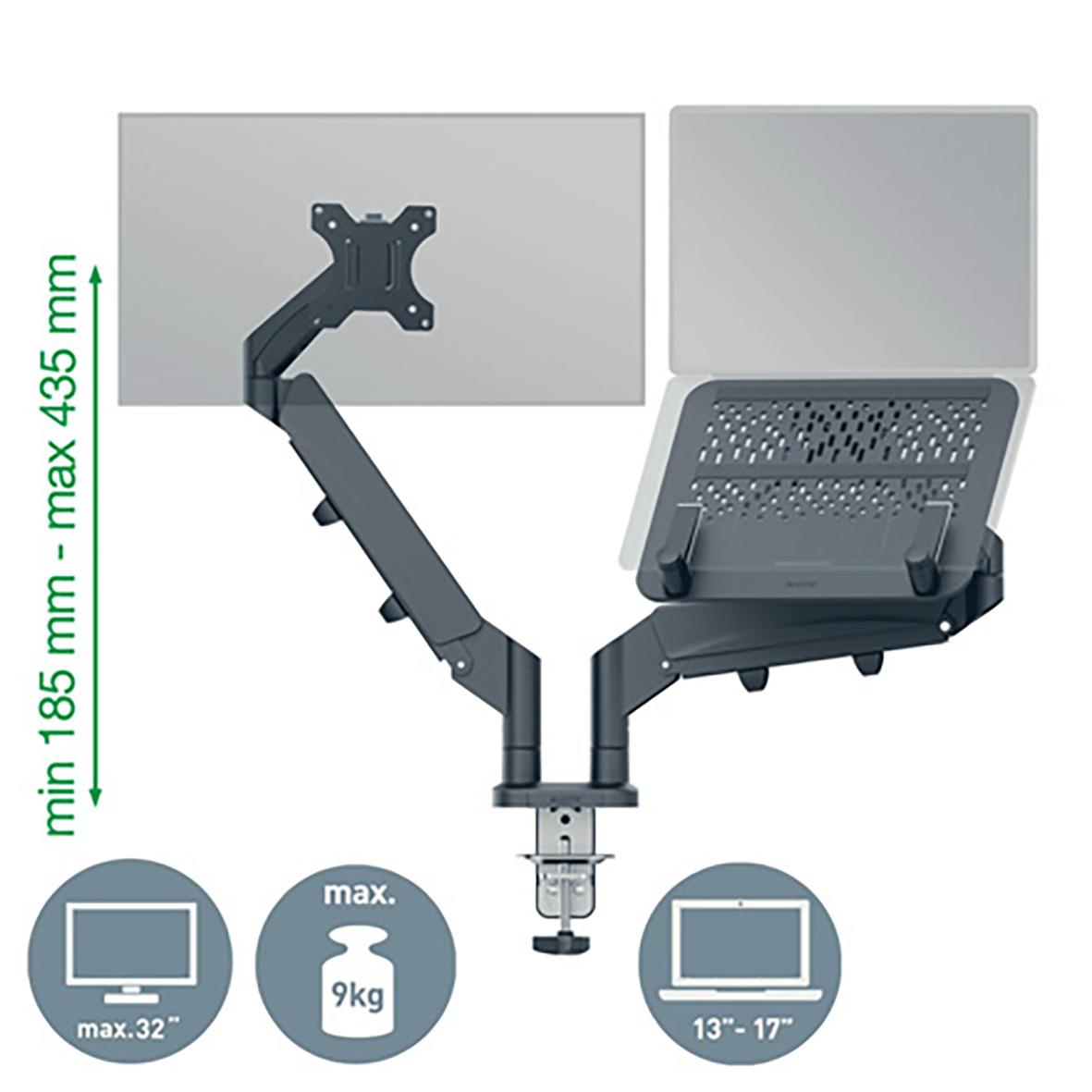 Monitorarm Leitz Ergo Dubbel & Laptop-Stativ 36090213_4