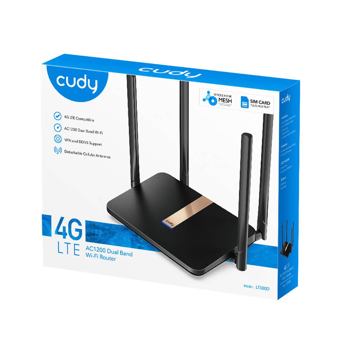 Wi-Fi Router Cudy LT500D Cat 4 AC1200 4G Router 36100186_5