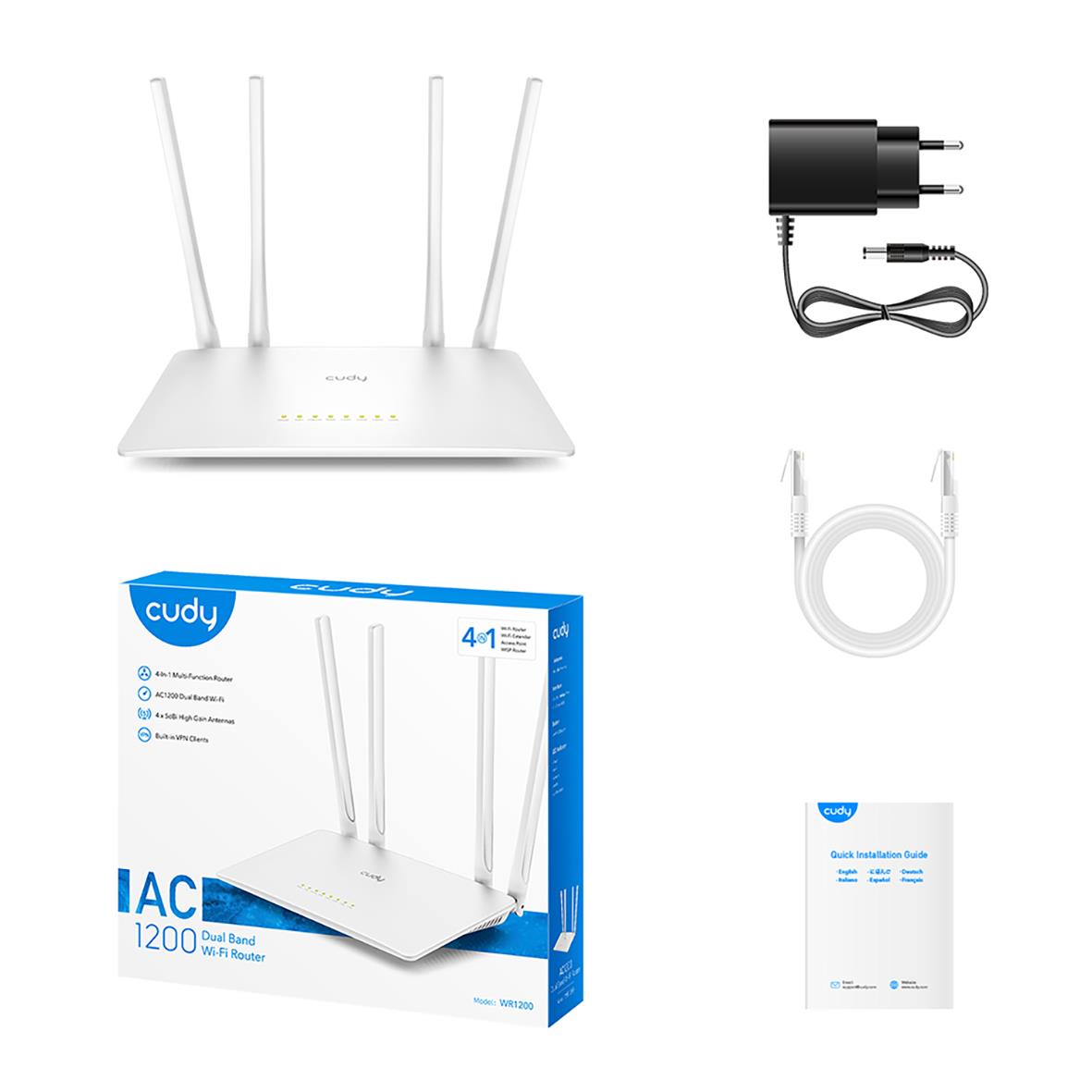 Wi-Fi Router Cudy WR1200 AC1200 36180162_5