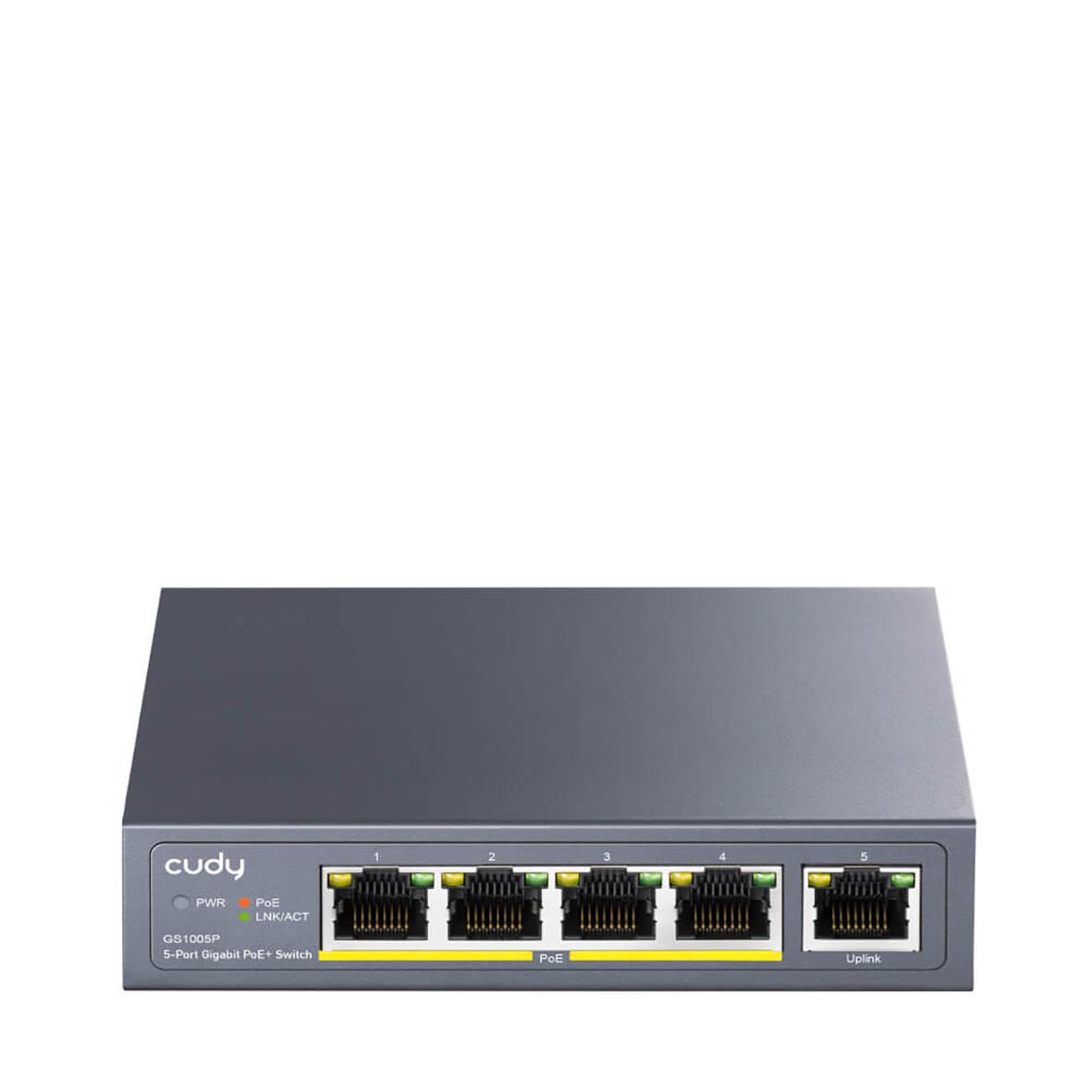 Switch Cudy GS1005P 5-port Gigabit PoE+ 60W 36180169_1