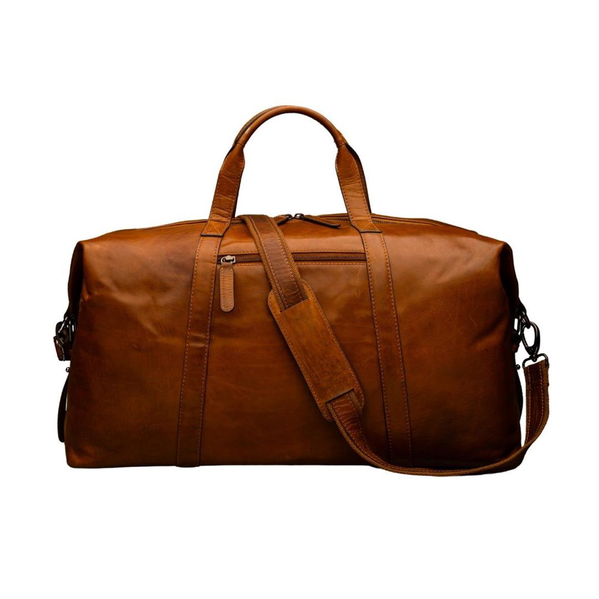 Weekendbag Pisa Skinn Cognac 37050197_1