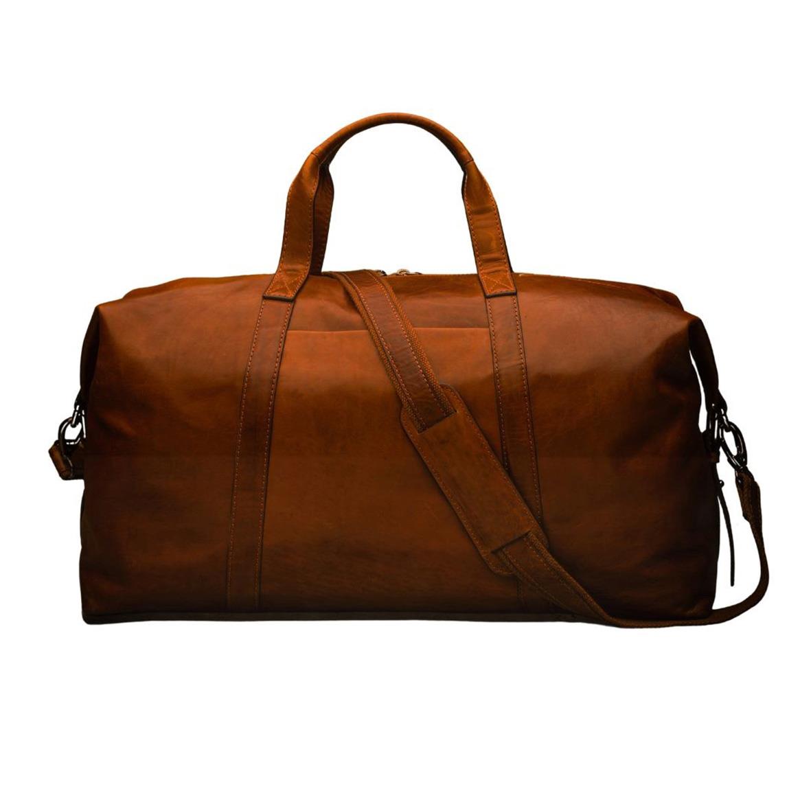 Weekendbag Pisa Skinn Cognac 37050197_3