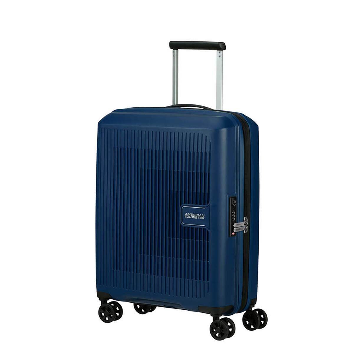 Kabinväska American Tourister Aerostep Spinner 55cm Mörkblå 37050214_2