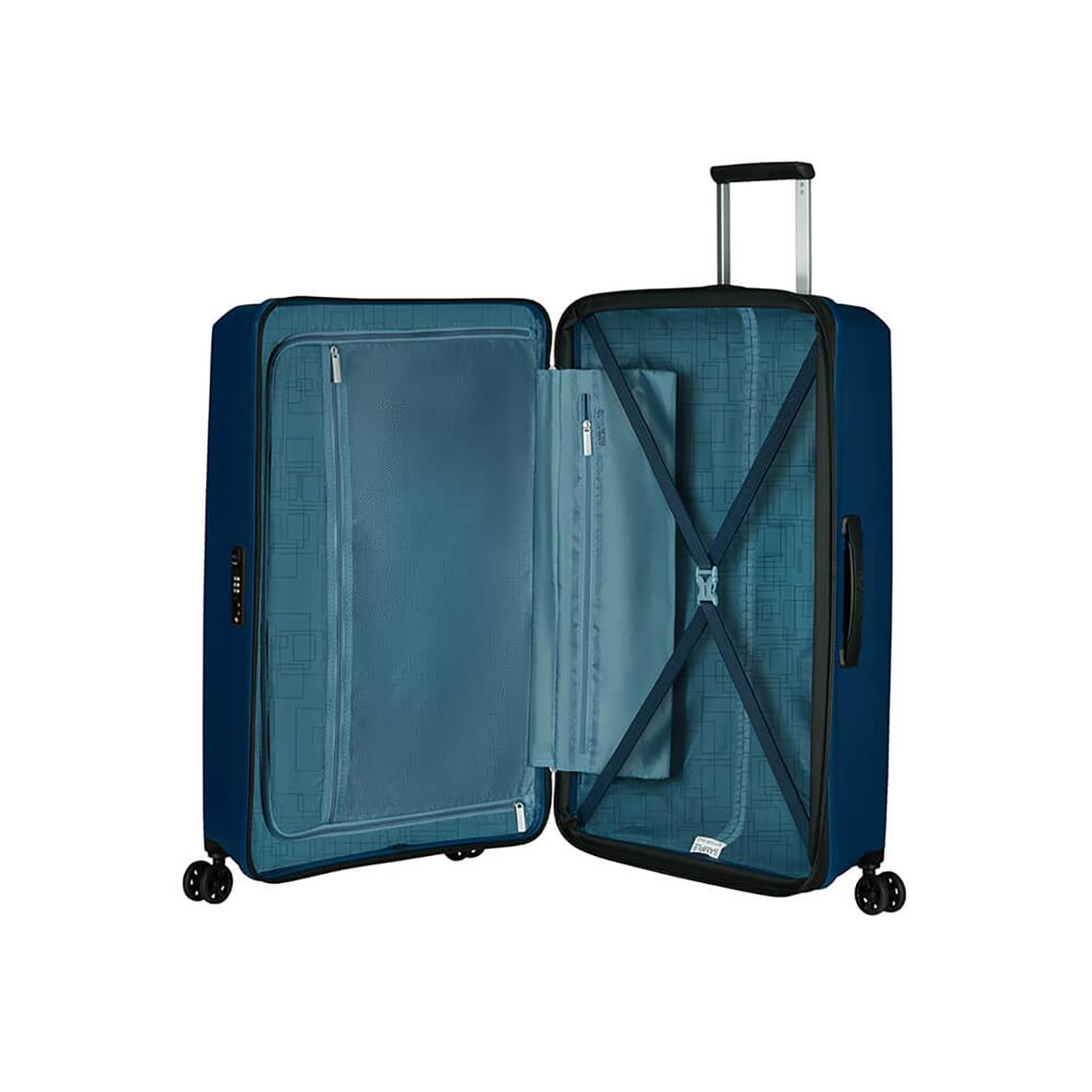 Resväska American Tourister Aerostep Spinner 77cm Mörkblå 37050216_3