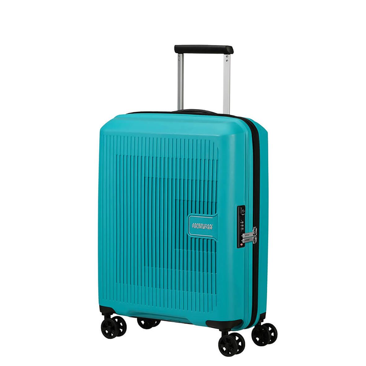 Kabinväska American Tourister Aerostep Spinner 55cm Turkos 37050217_2