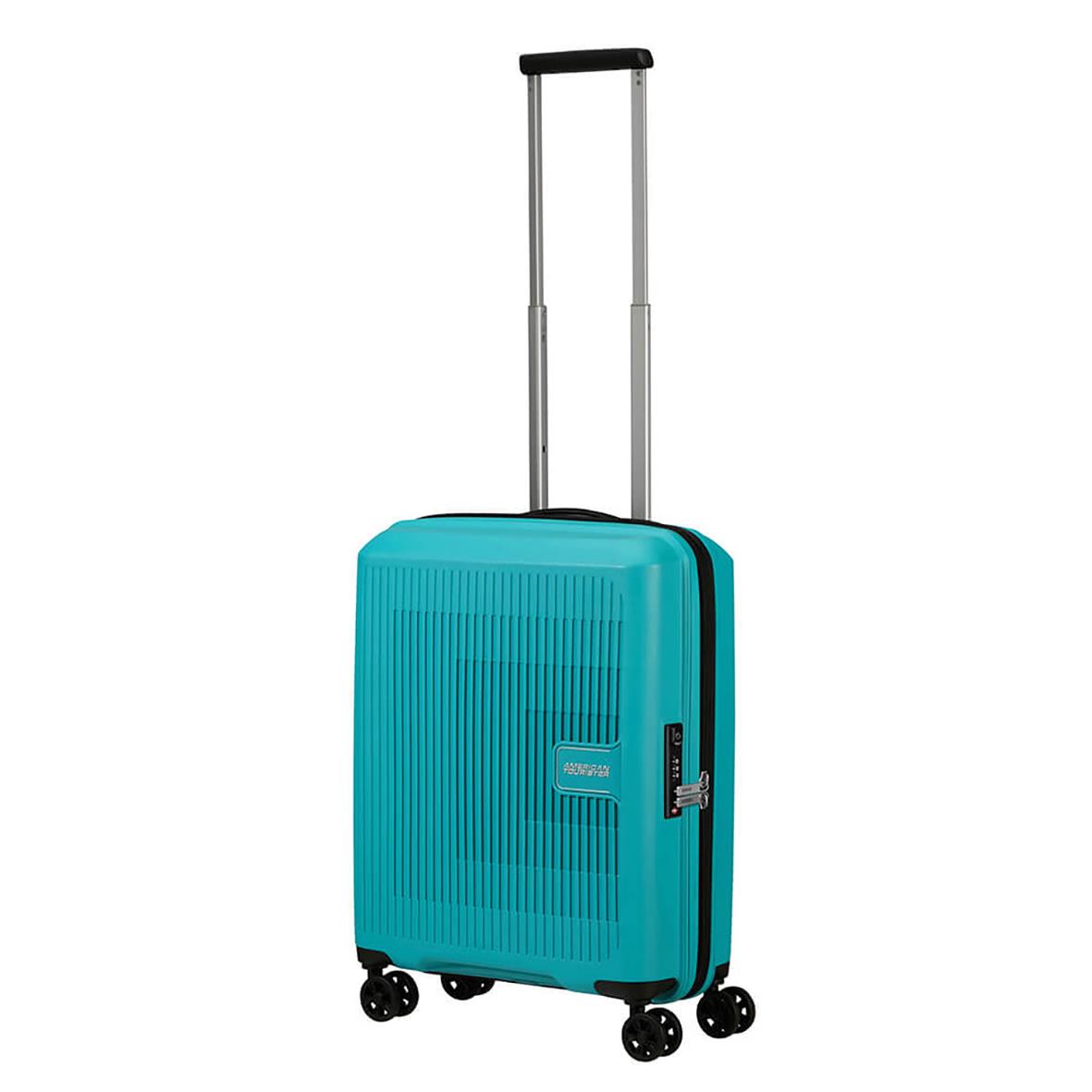 Kabinväska American Tourister Aerostep Spinner 55cm Turkos 37050217_3