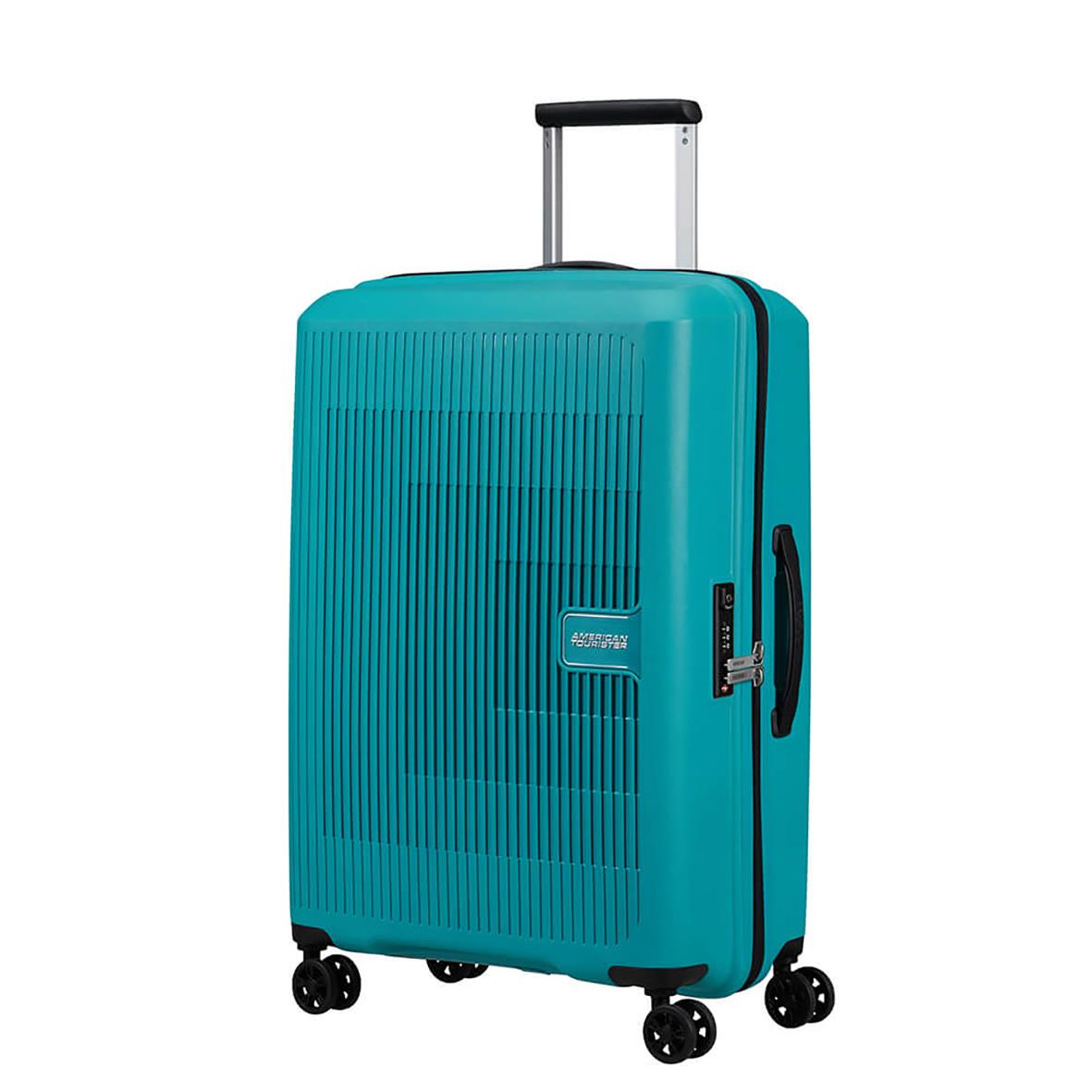 Resväska American Tourister Aerostep Spinner 67cm Turkos 37050218_2