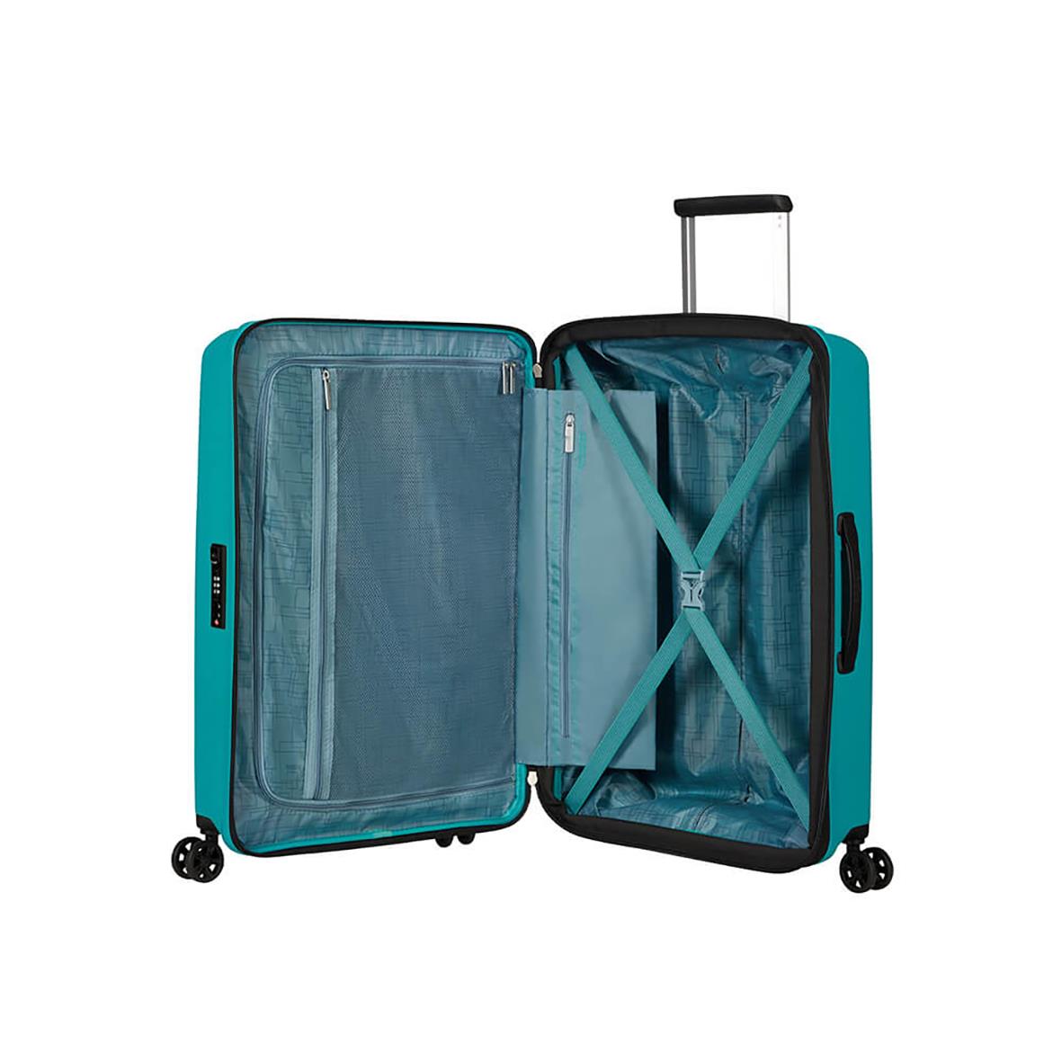 Resväska American Tourister Aerostep Spinner 67cm Turkos 37050218_4