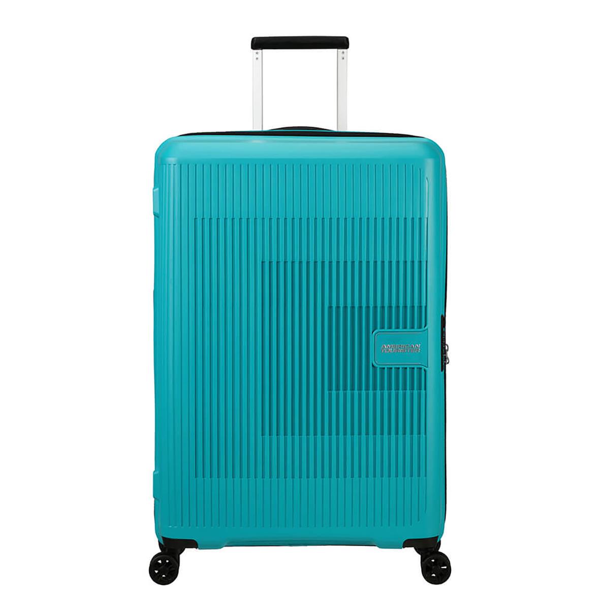 Resväska American Tourister Aerostep Spinner 77cm Turkos