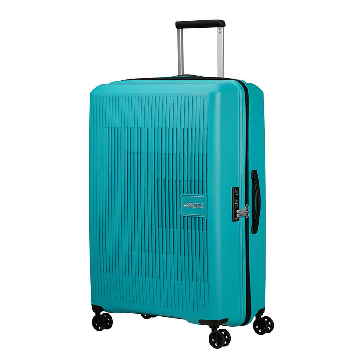 Resväska American Tourister Aerostep Spinner 77cm Turkos 37050219_2