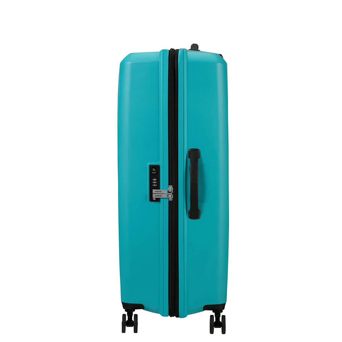 Resväska American Tourister Aerostep Spinner 77cm Turkos 37050219_5