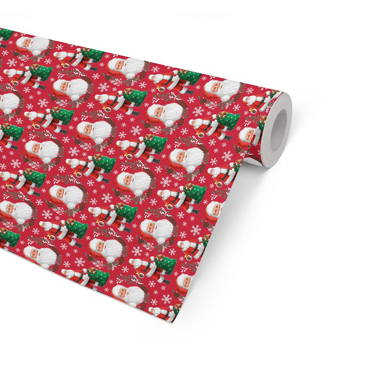 Julpapper Santa Day 57cm x 154m 45211524