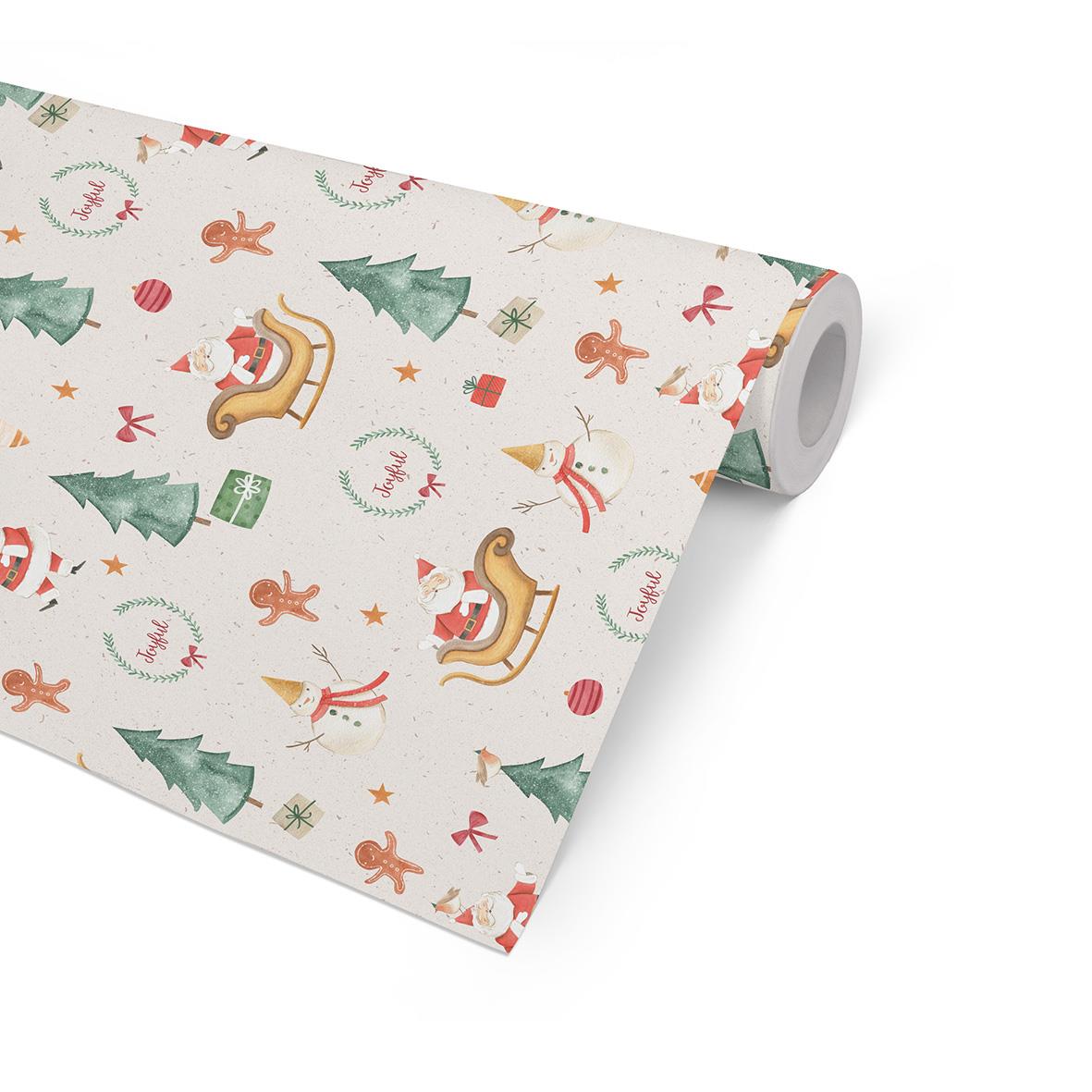 Julpapper Joyful 38cm x 165m