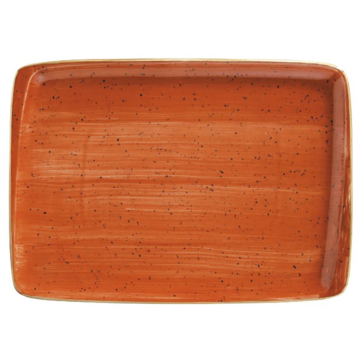 Tallrik Bonna Auro Flat Terracotta 36x25cm