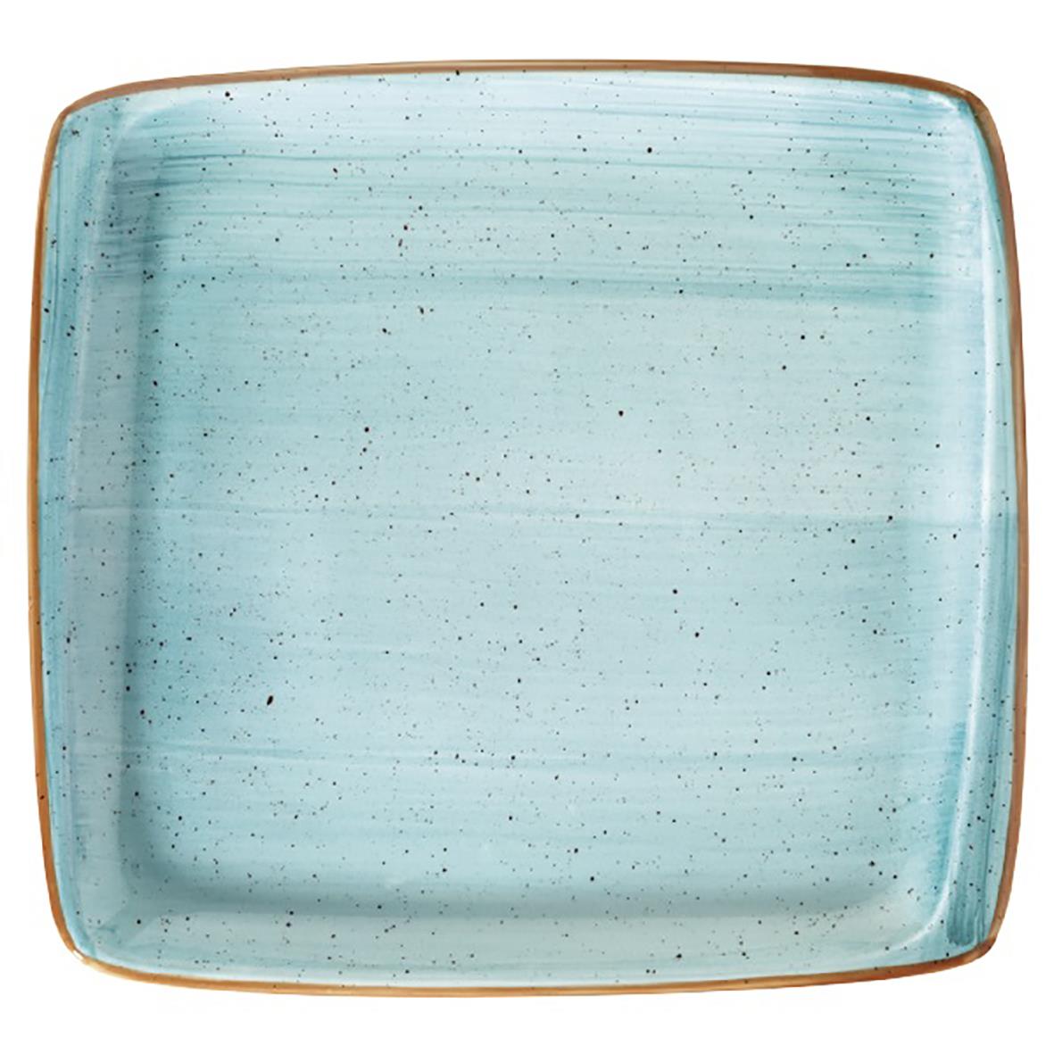 Tallrik Bonna Auro Flat Aqua 27x25cm