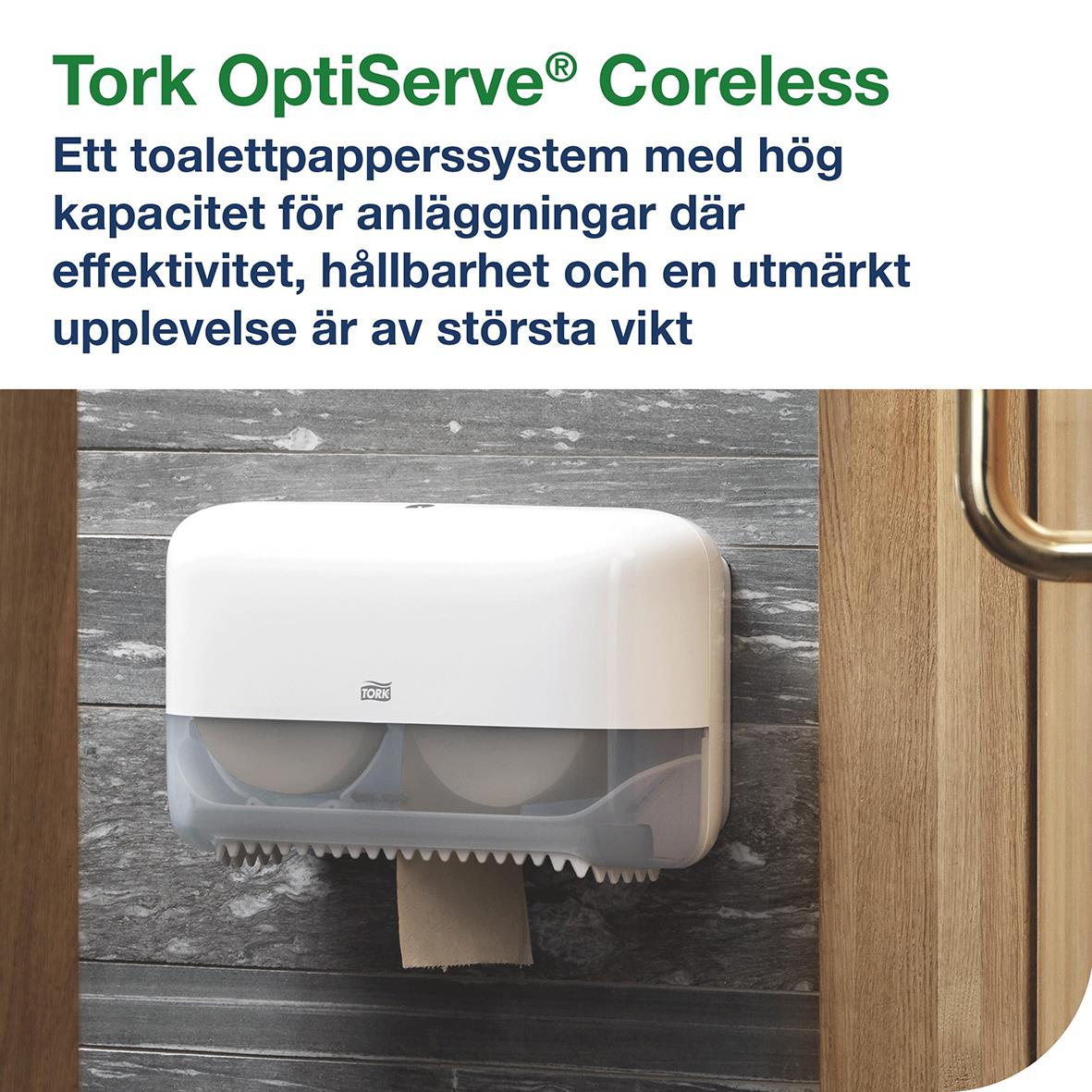 Toalettpapper Tork T7 Coreless Advance 2-lg Natur 94,3m 50030164_8