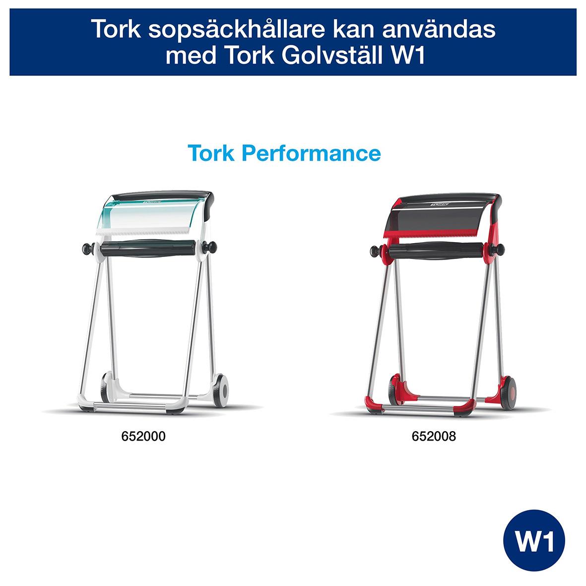 Sopsäckhållare Tork W1 till golvställ svart 50250003_5