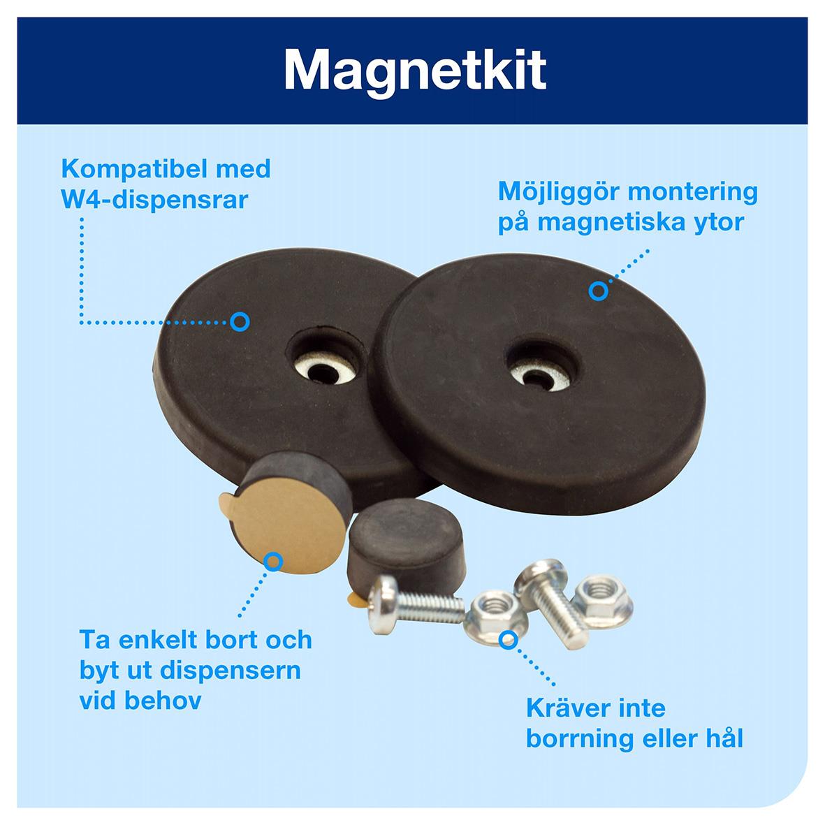 Monteringskit Magnet Tork W4 Magnetkit 50250078_2