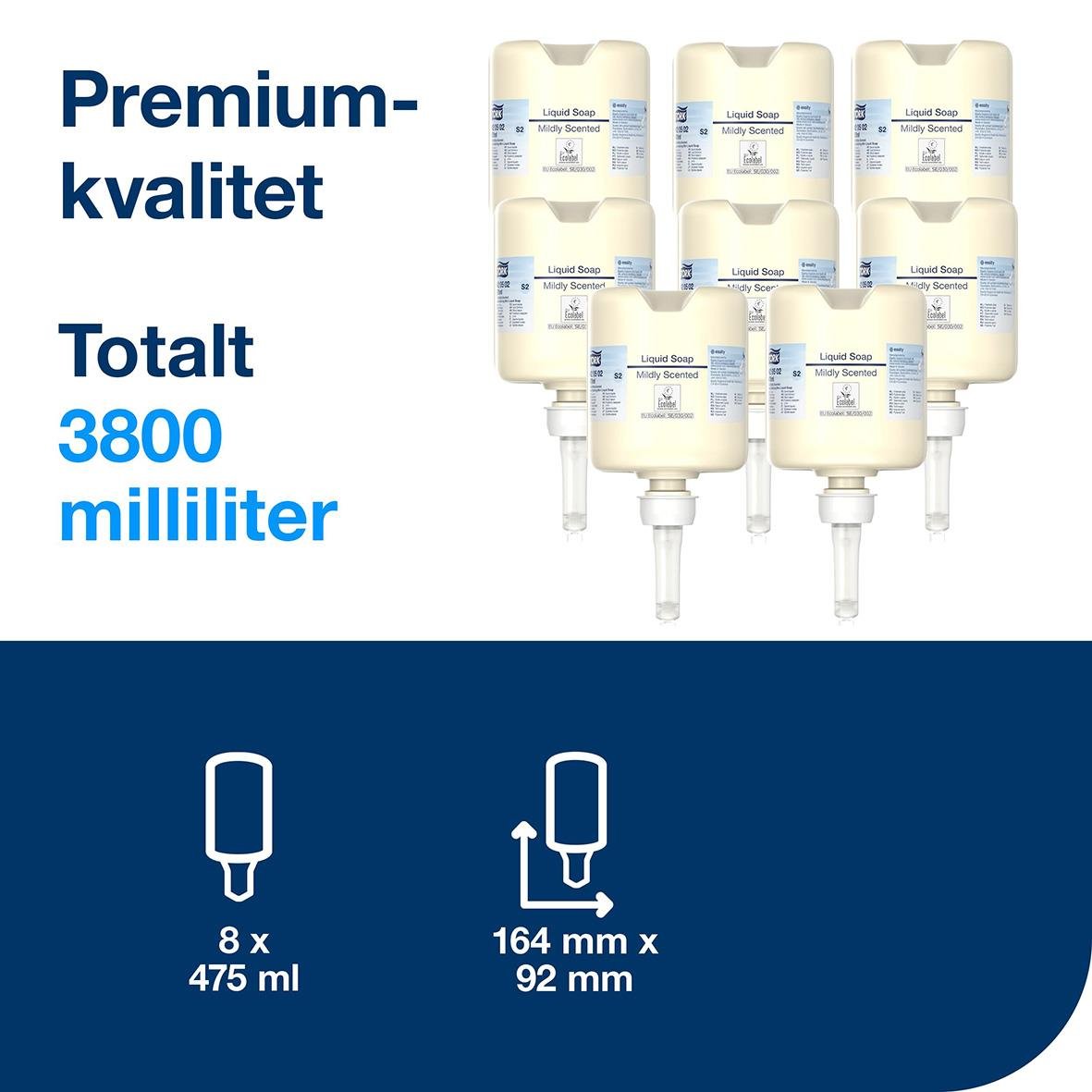 Flytande Tvål Tork S2 Premium 475ml 51020102_2