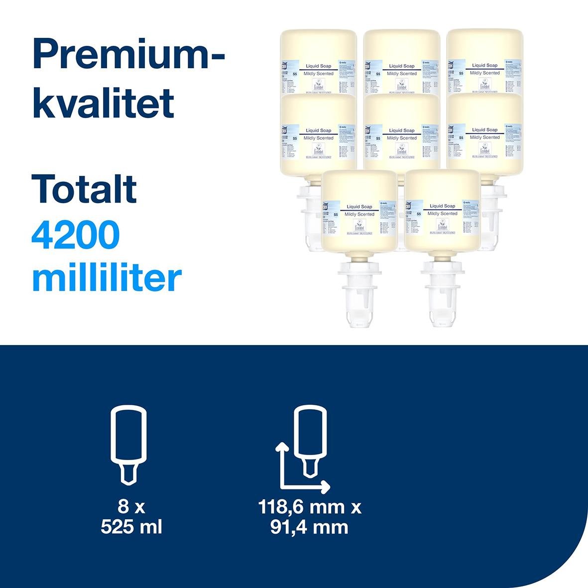 Flytande Tvål Tork S5 Premium Milt Parfymerad Mini 51050358_2