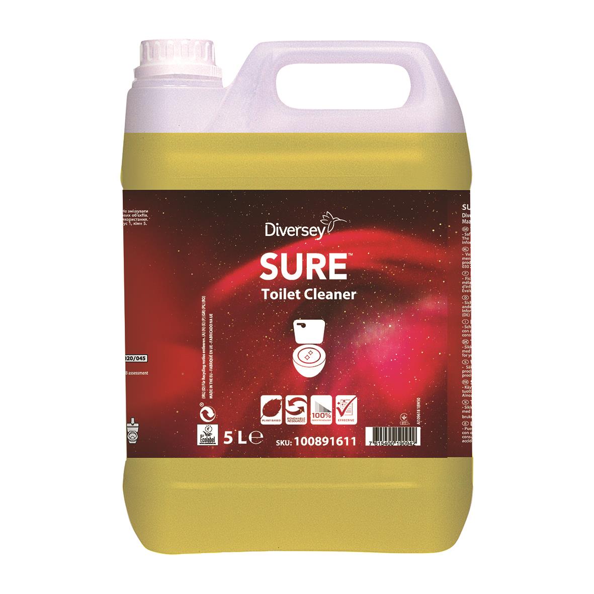 WC-Rent Diversey Sure Toilet Cleaner 5L