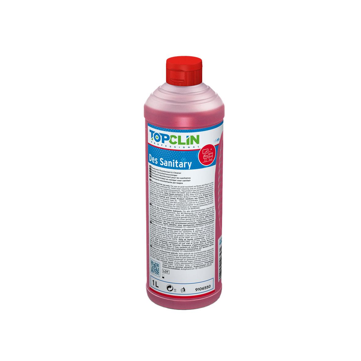 Sanitetsrent Ecolab Topclin Des Sanitary 1L