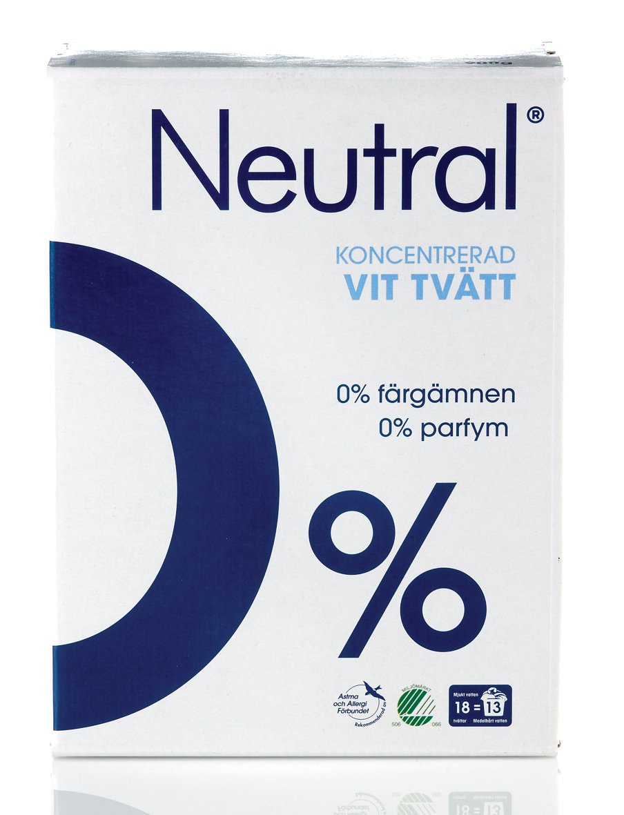 Tvättmedel Neutral totaltvätt 2,5kg 52100036